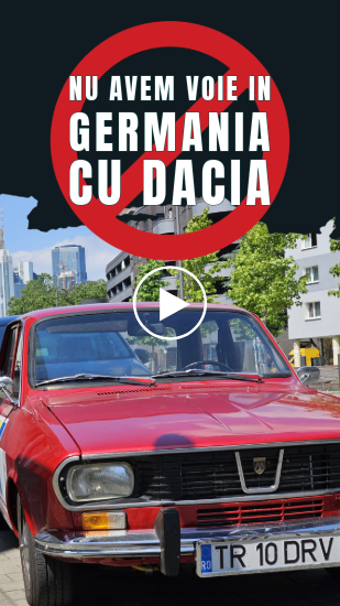 nu avem voie prin germania cu dacia