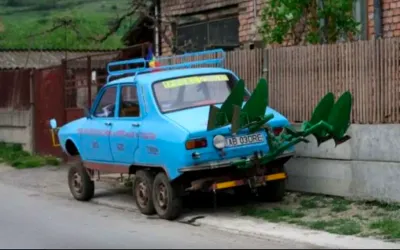 Aceasta este o Dacie cu 6 roți! De ce a fost dezvoltată și care au fost costurile implicate.