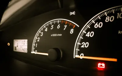 How long can you drive with the battery warning light on