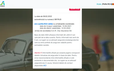 Control rutier fără asigurare la tine: cum verifici RCA-ul valid online în 4 pași simpli