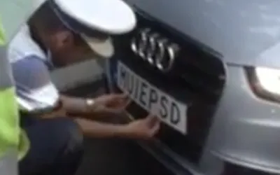 Când îți reține poliția plăcuțele de înmatriculare: toate cazurile prevăzute de lege