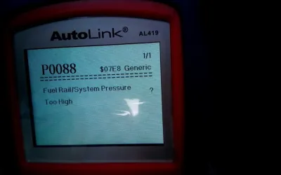 Cod eroare OBD2 P0088: cauze, simptome și diagnostic complet