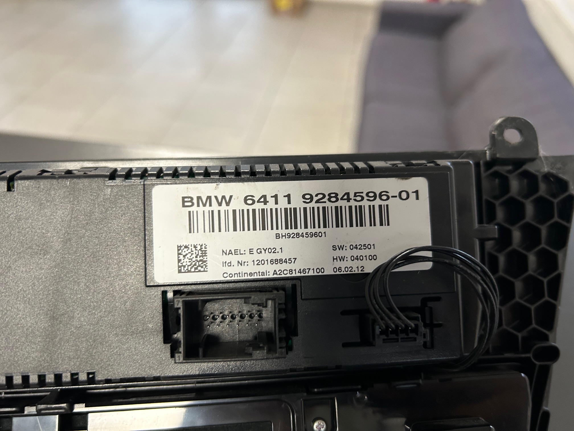 Panou clima BMW X3 F25, 9284596