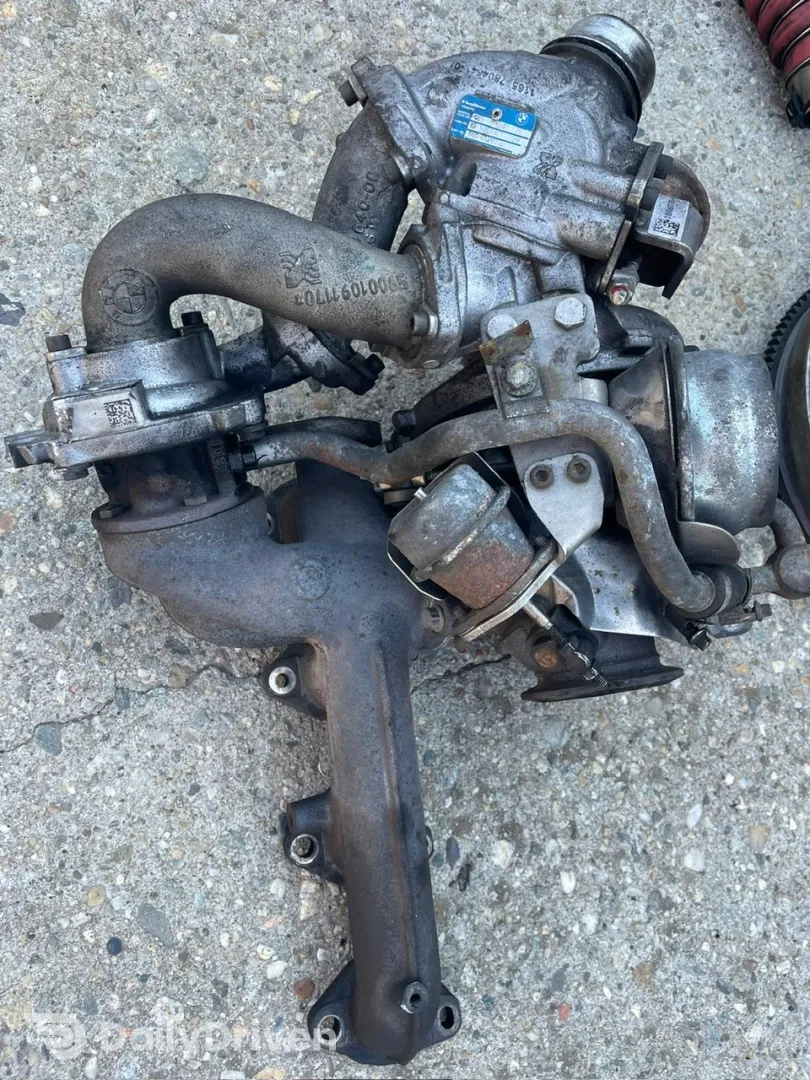 Ansamblu biturbo BMW Seria 1 E81 E82 E87LCI E88, turbine 7804637