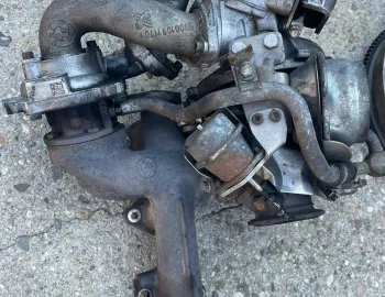 Ansamblu biturbo BMW Seria 1 E81 E82 E87LCI E88, turbine 7804637