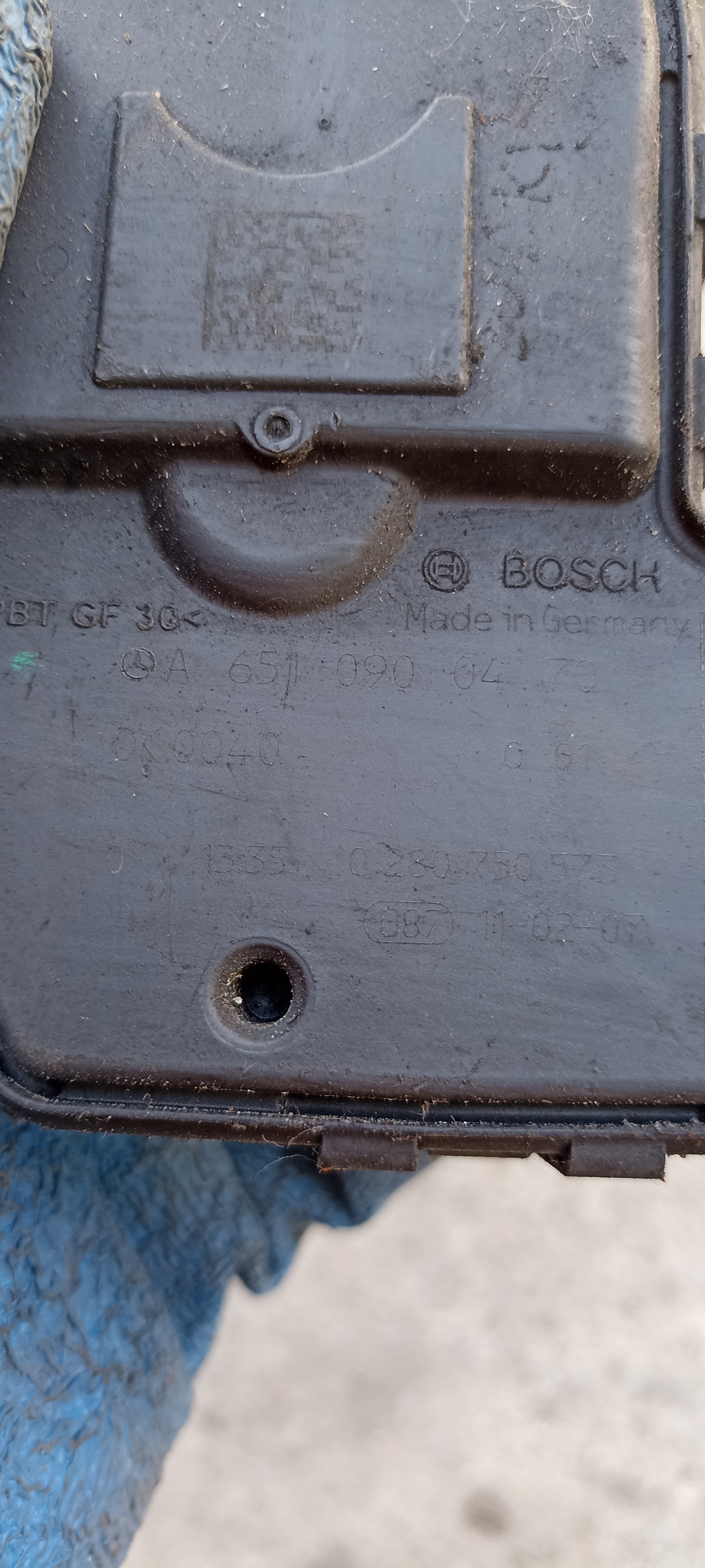 Clapeta acceleratie Mercedes S-Class W221, W222, 2.2cdi, A6510900470