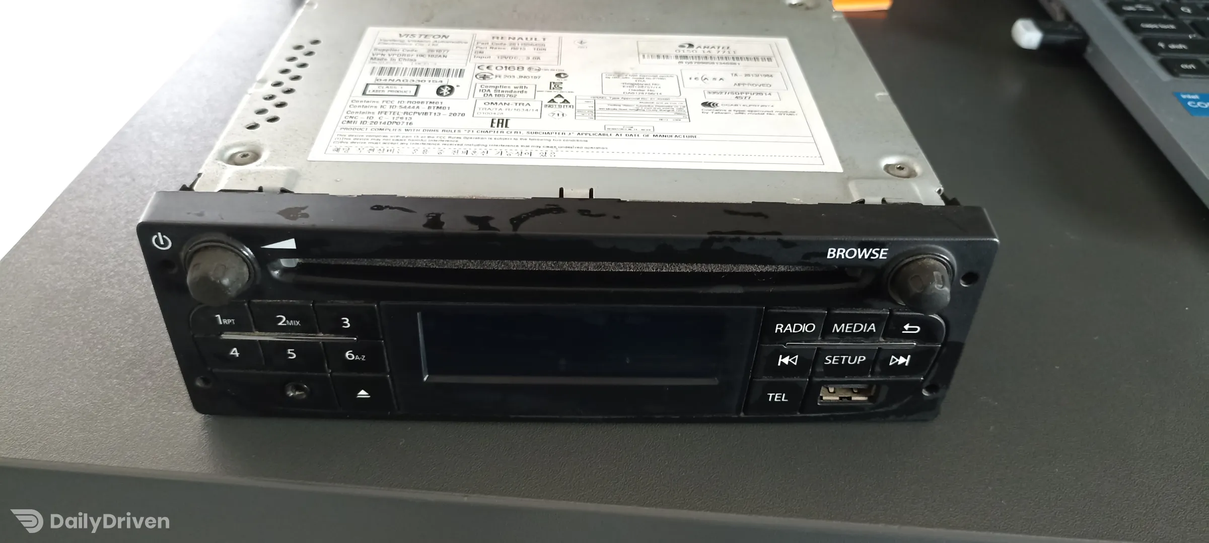 Radio CD-player Opel Movano 3, 281155645R