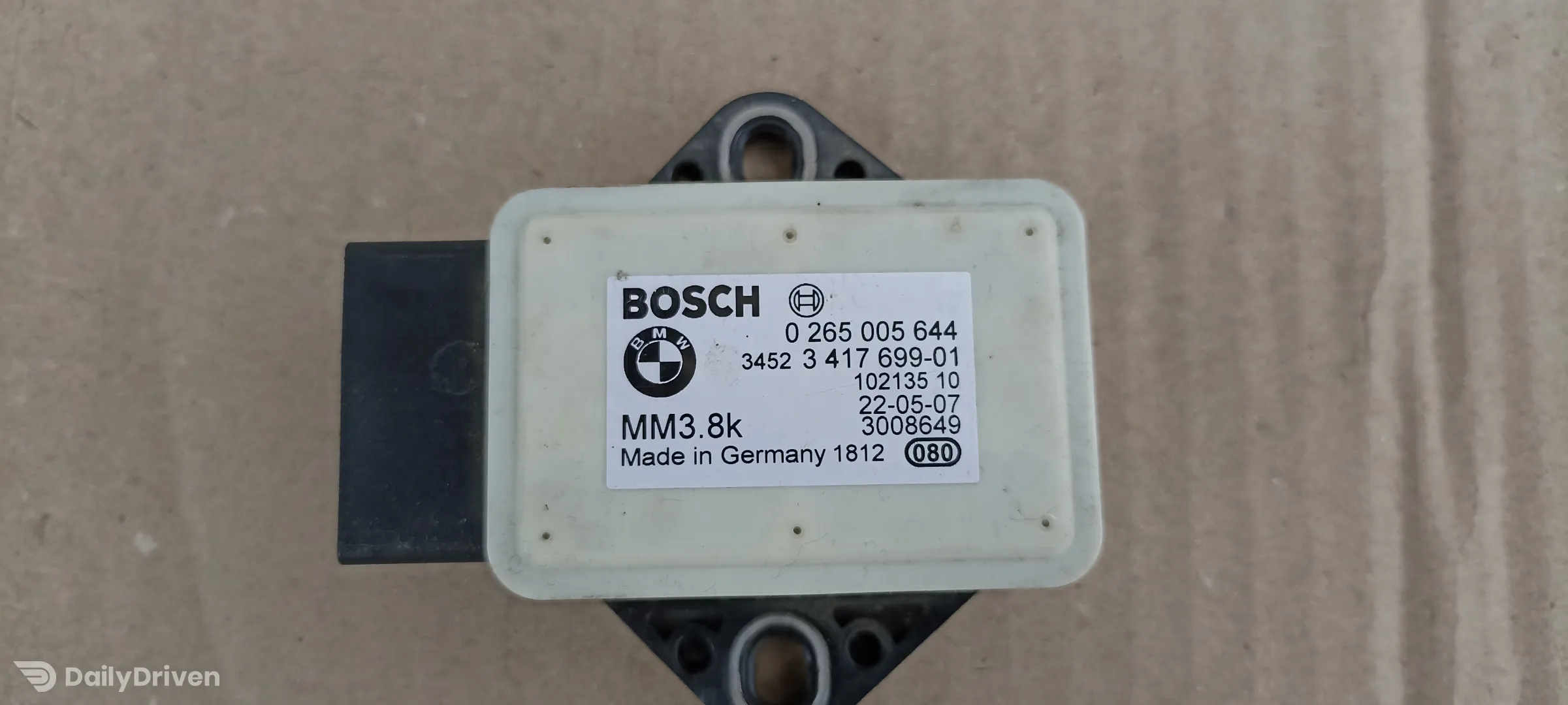 Senzor acceleratie ESP BMW Seria 3 E90 E91 E92 xdrive, senzor viteza 34523417699, 0265005644