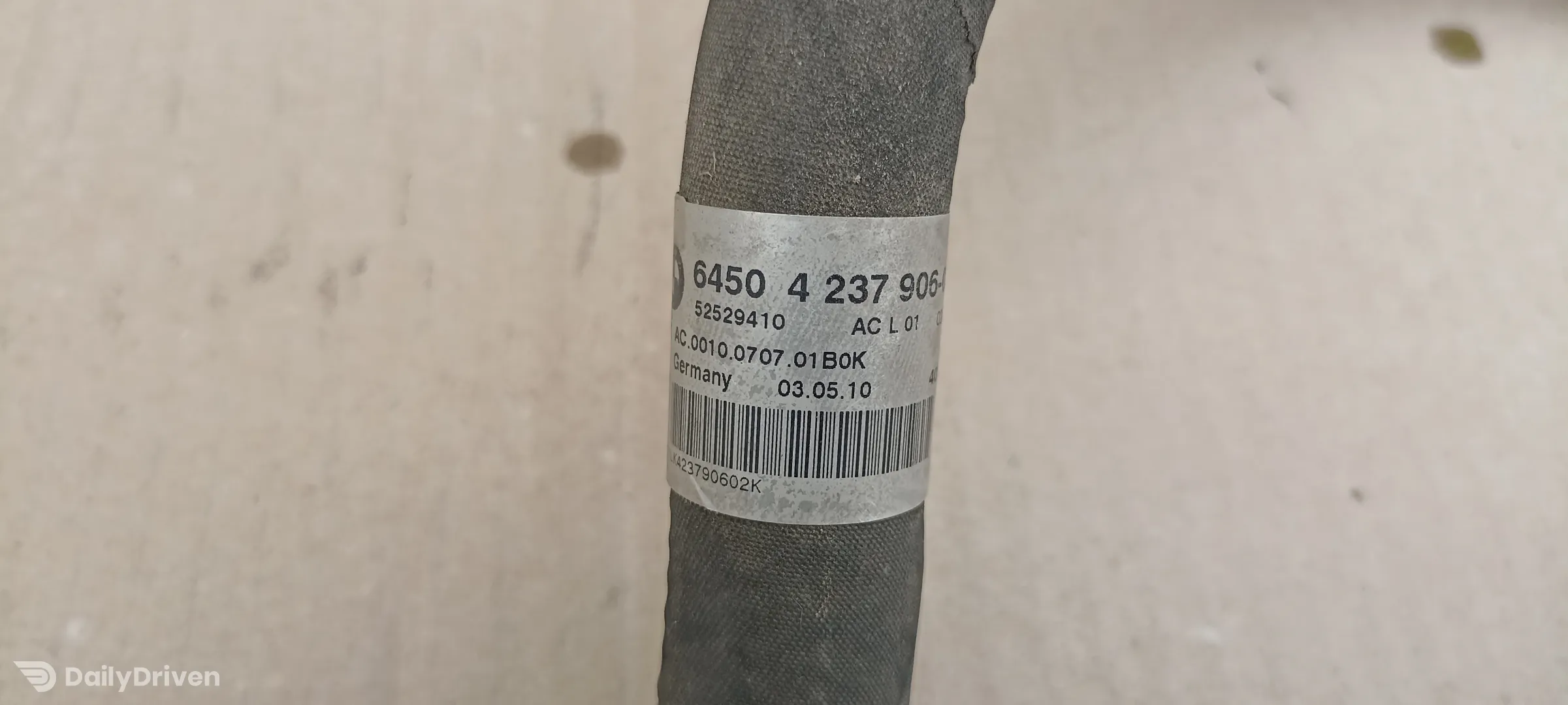 Conducta clima AC BMW Seria 3 E90 E91 E92 E93, N47, 64504237906