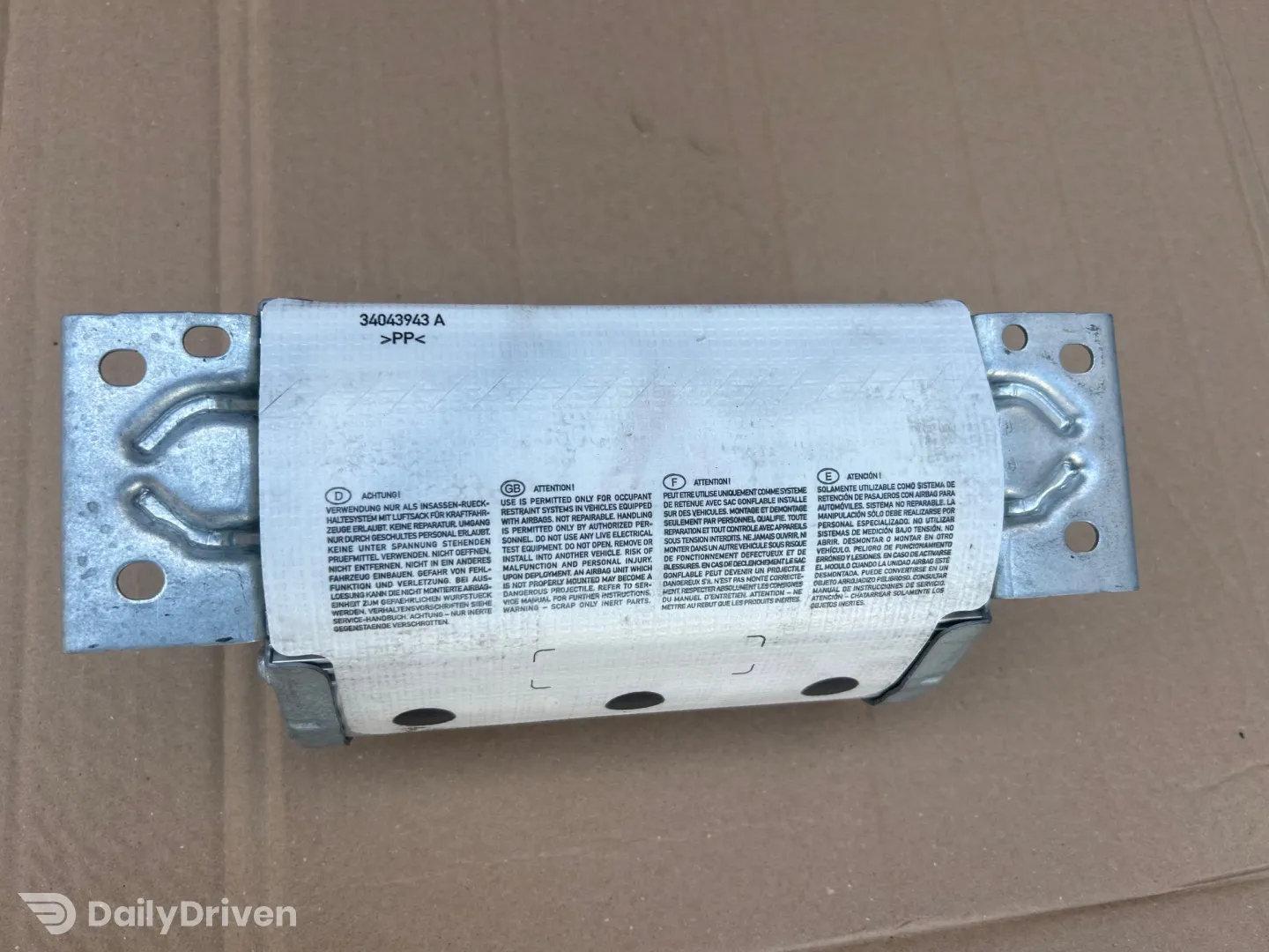 Airbag pasager BMW Seria 3 E90 E91 E92 E93, 39920280603S