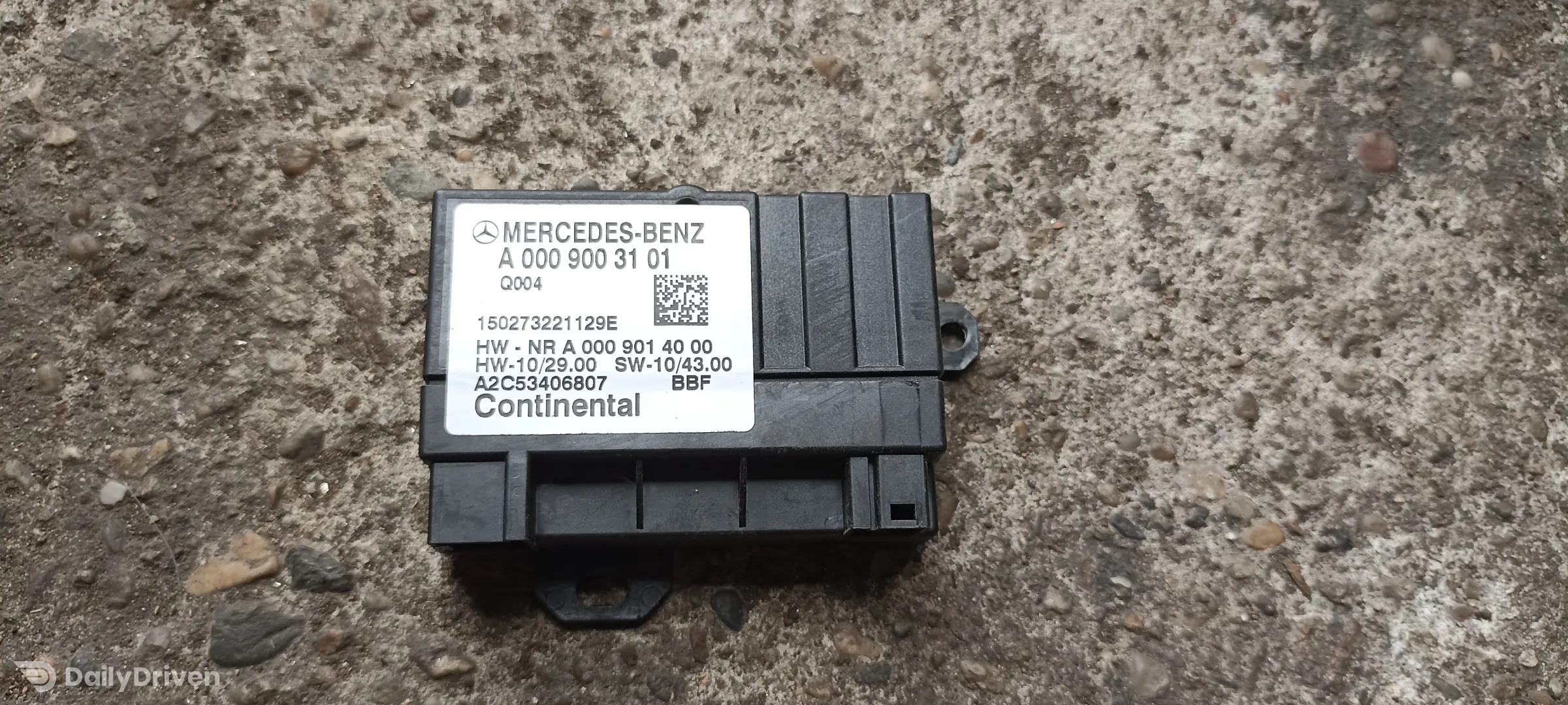 releu pompa combustibil Mercedes Sprinter, W906, A0009003101