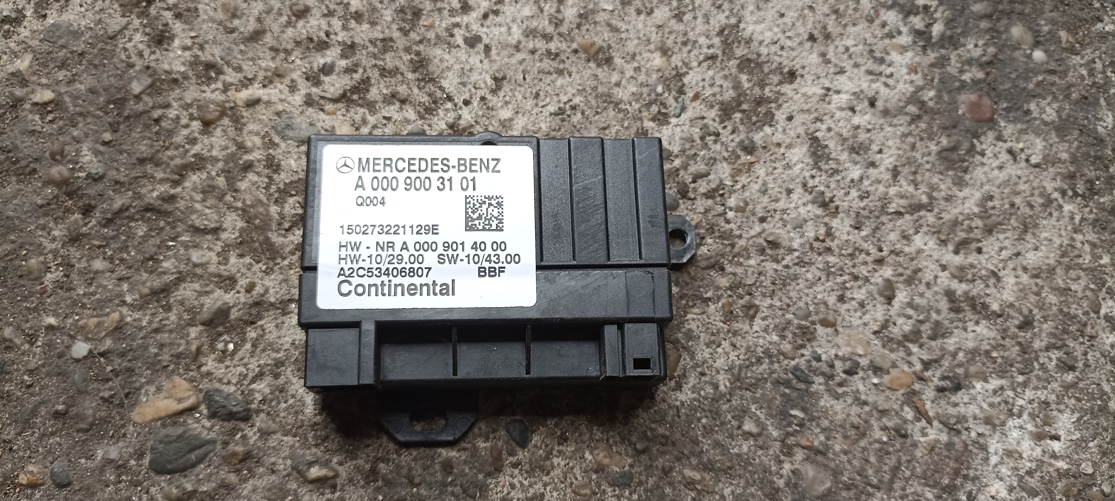 releu pompa combustibil Mercedes Sprinter, W906, A0009003101