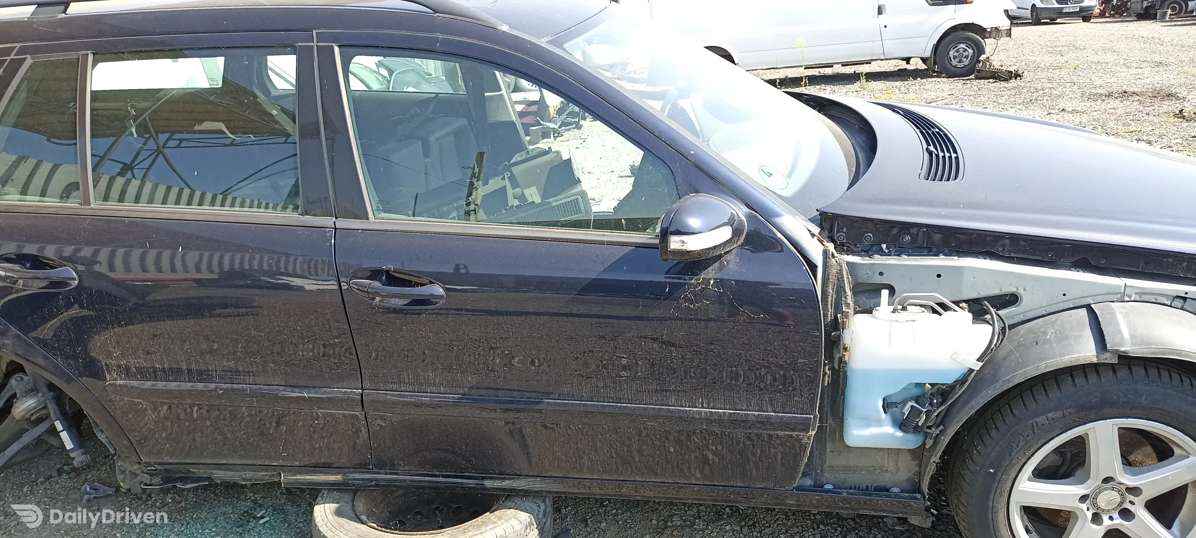 usa dreapta fata Mercedes E Class, W211, neagra, 2001-2009