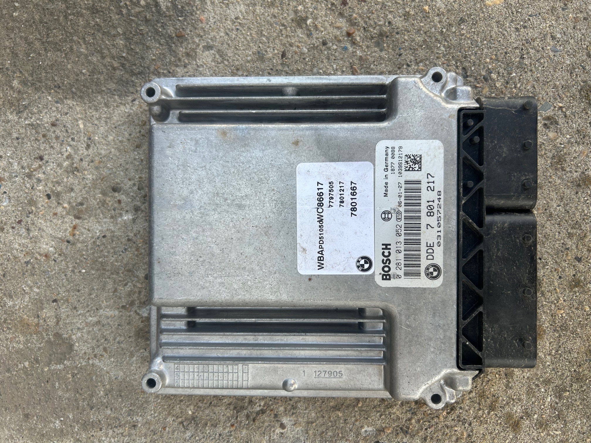 ECU calculator motor BMW Seria 5 E60 E61, 3.0 d M57, 7801217, 0281013052