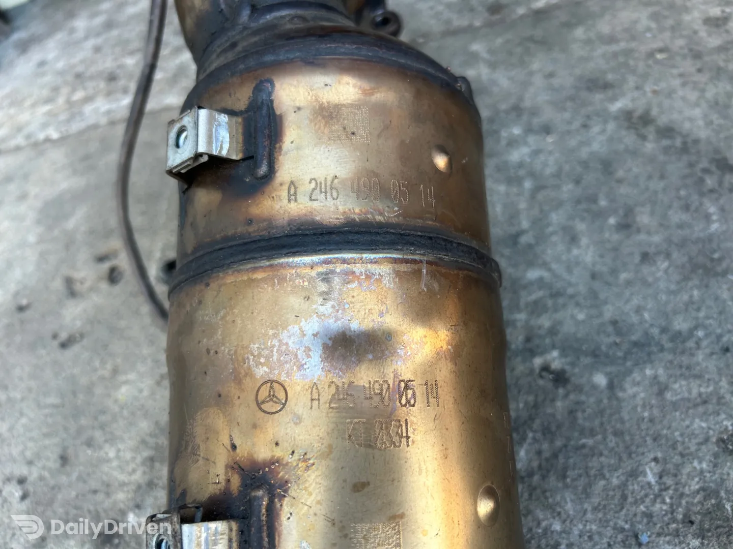 Filtru particule Mercedes A-Class W176, 1.6 benzina, catalizator A2464900514