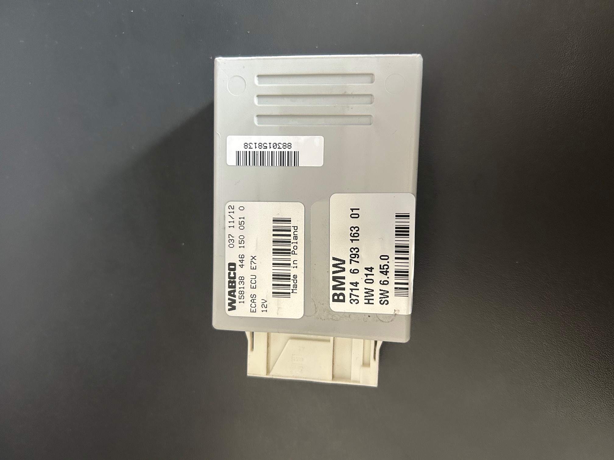 Modul control suspensie BMW X6 E71 E72, 3714 6793163