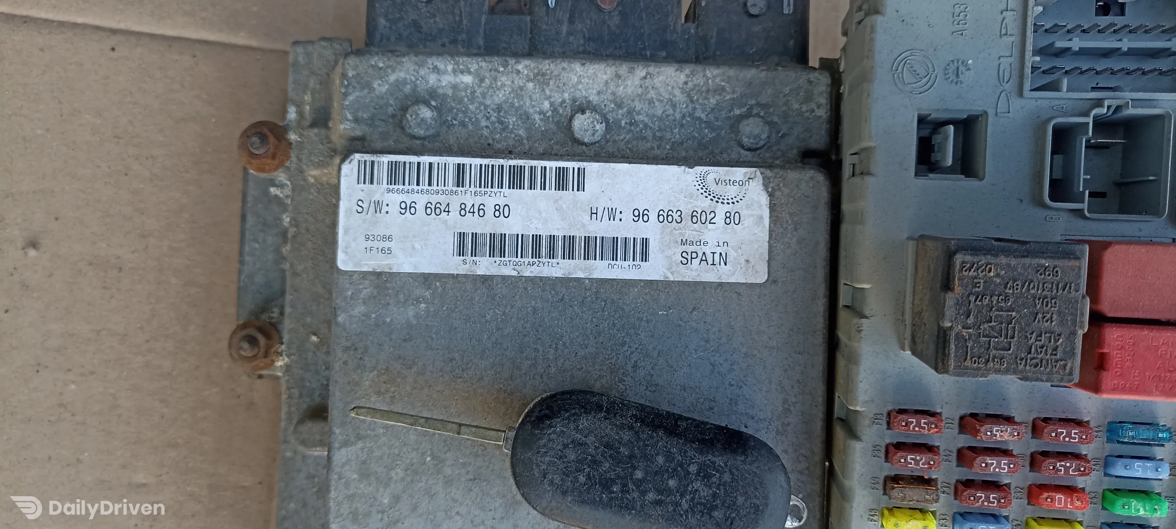 kit pornire calculator ecu Peugeot Boxer 3, 2.2hdi, euro 4, 9666484680