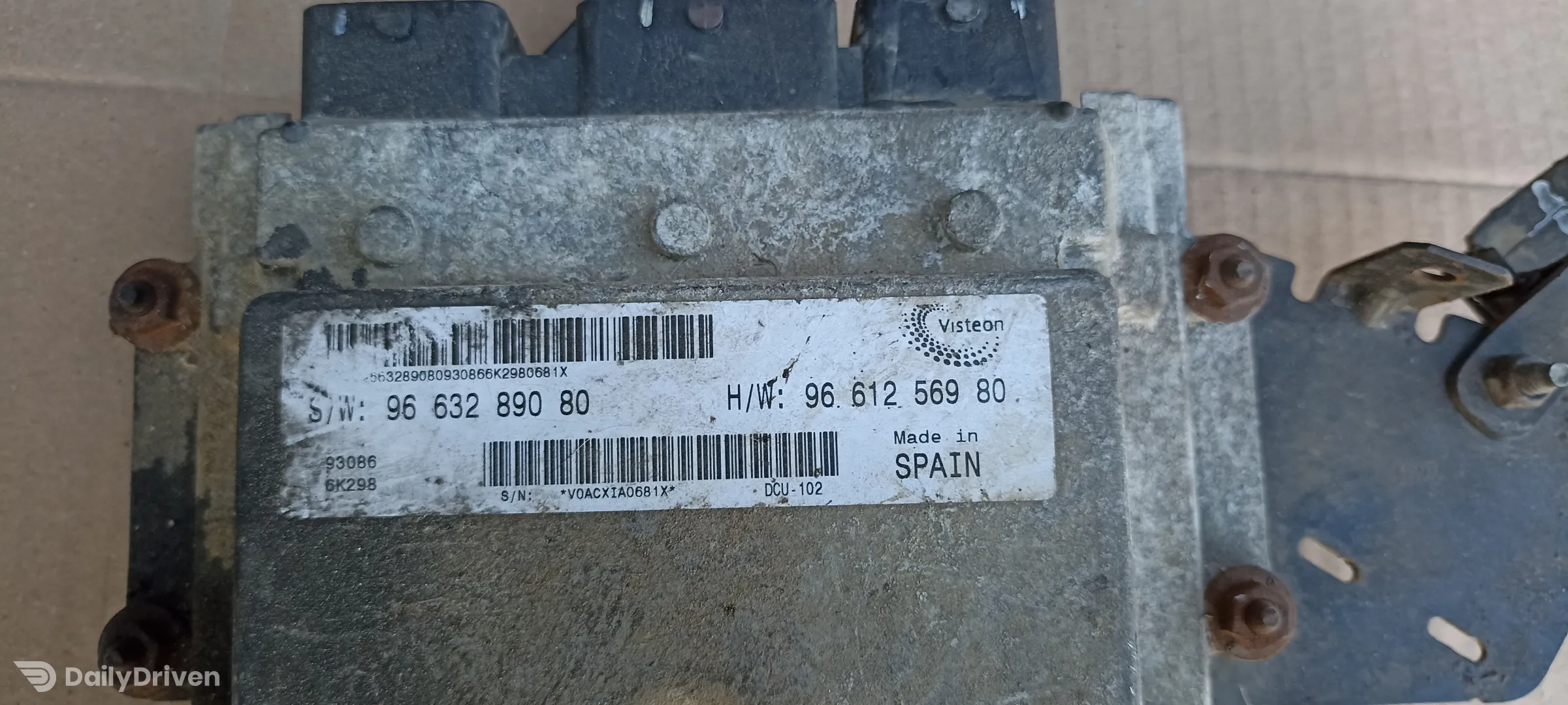 Calculator motor Fiat Ducato, 2.2jtd, Euro 4, ECU 9663289080, 9661256980