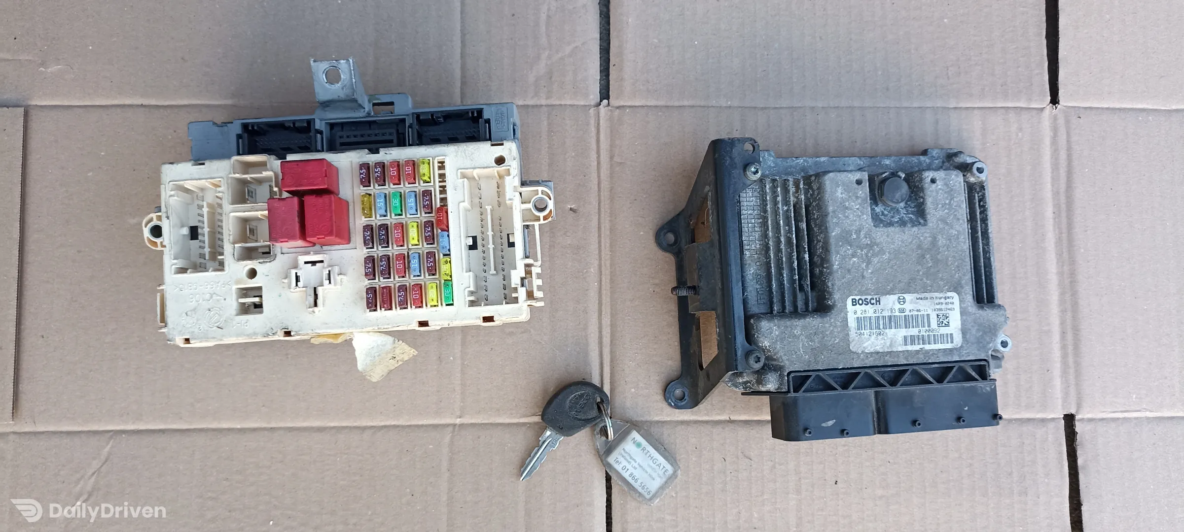 Kit pornire Iveco Daily 2.3HPI 3.0HPI, 504121602, ECU 0281012193