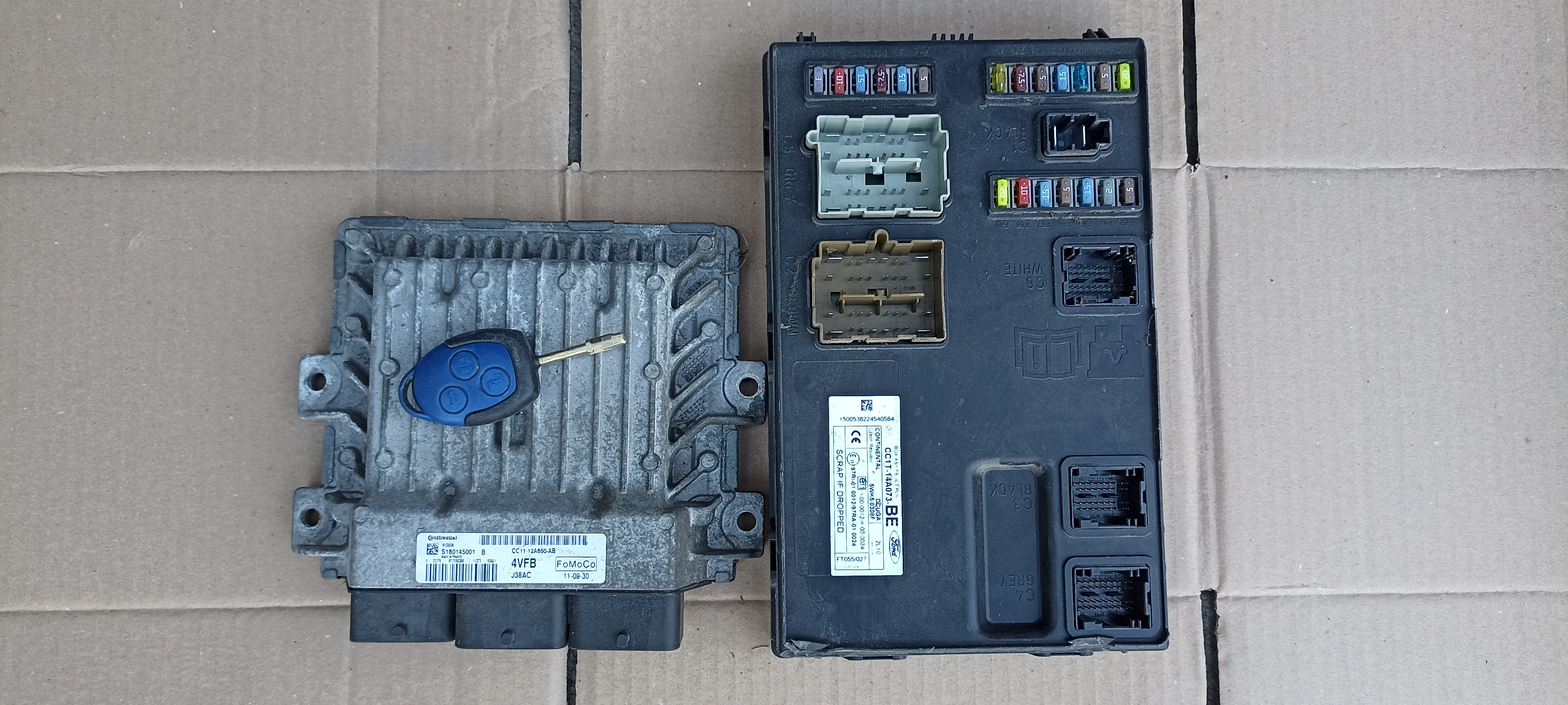 Kit pornire ECU Ford Transit 2.2tdci Euro 5, CC11-12A650-AB, CC1T-14A073-BE
