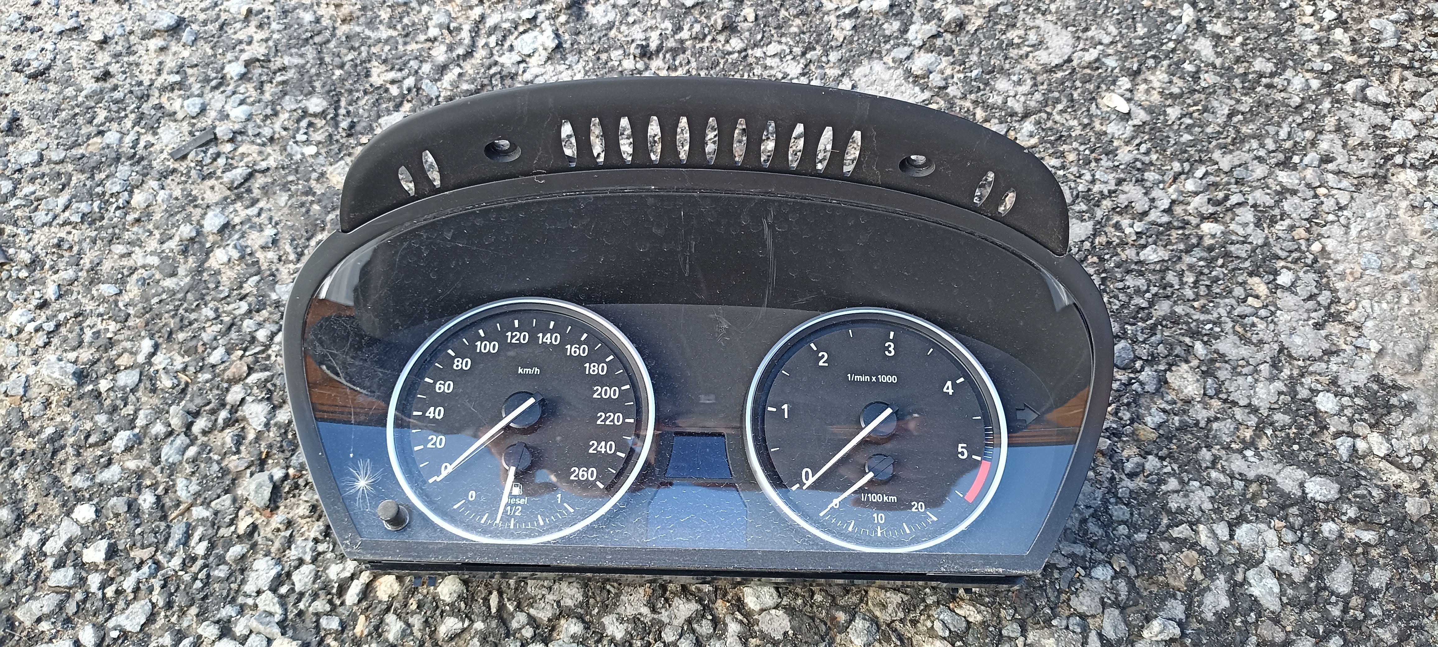 ceasuri de bord BMW X5, E70, volan stanga, 62119236818