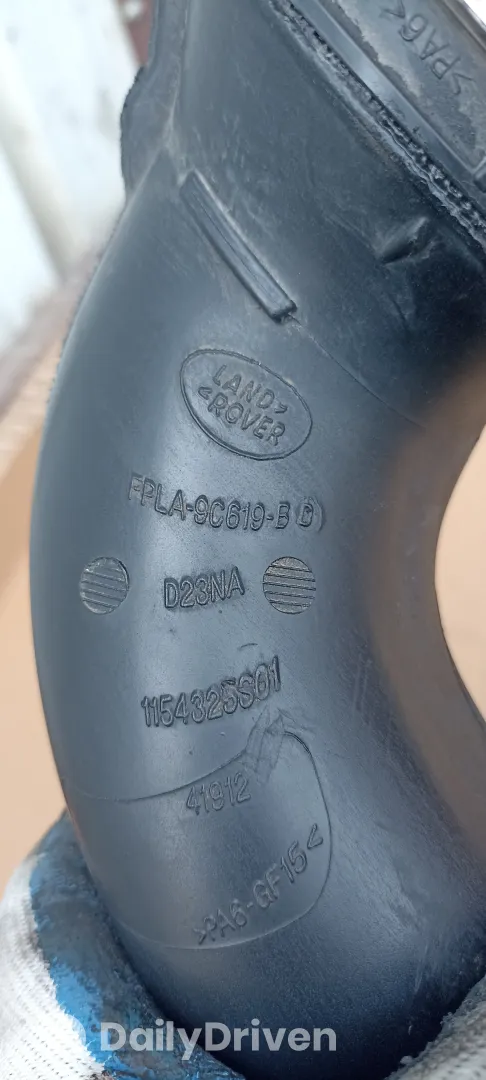 Furtun turbo intercooler Range Rover Sport 306dt, furtun FPLA-5H390-CD, FPLA-9C619-BD