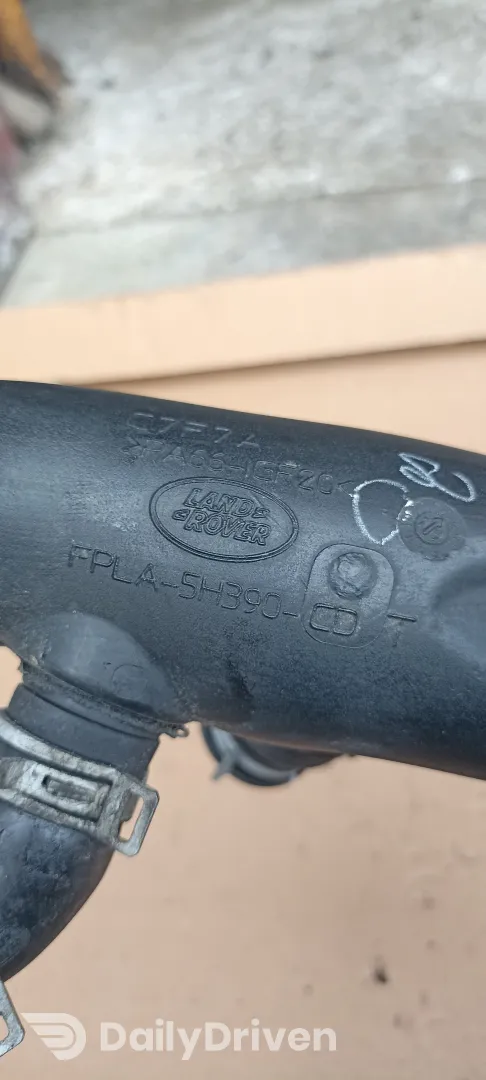 Furtun turbo intercooler Range Rover Sport 306dt, furtun FPLA-5H390-CD, FPLA-9C619-BD