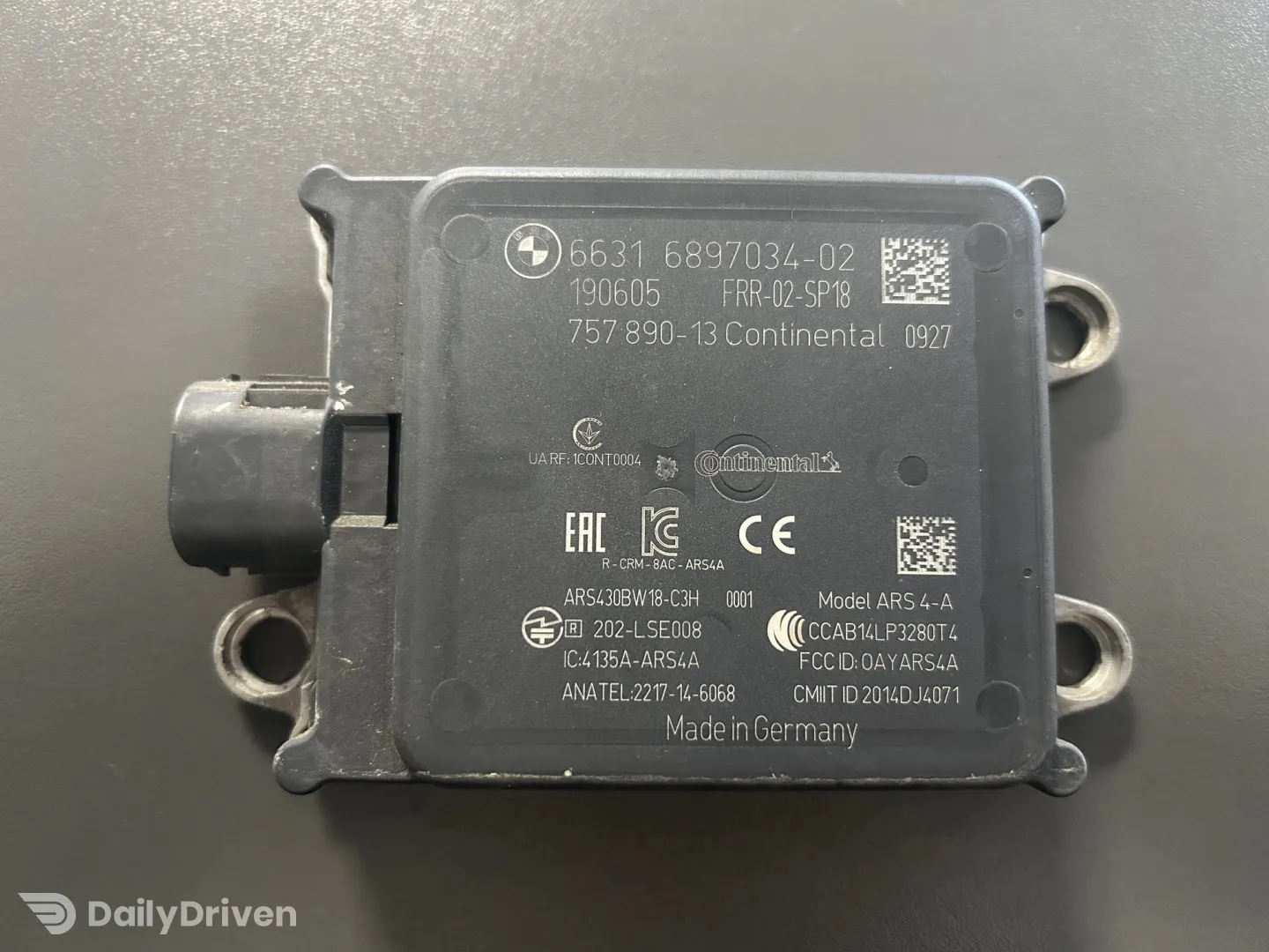 Senzor radar distronic BMW X4 G02 LCI, X4 M F98 LCI, distronic 6631 6897034