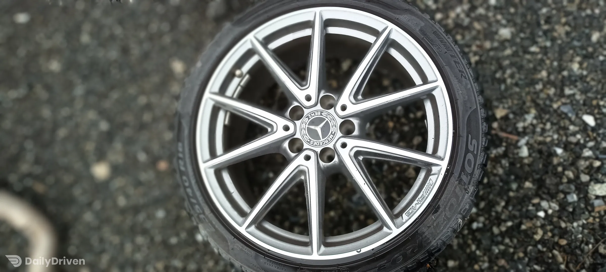 Roti complete Mercedes CLA 45 AMG, jante R18 AMG