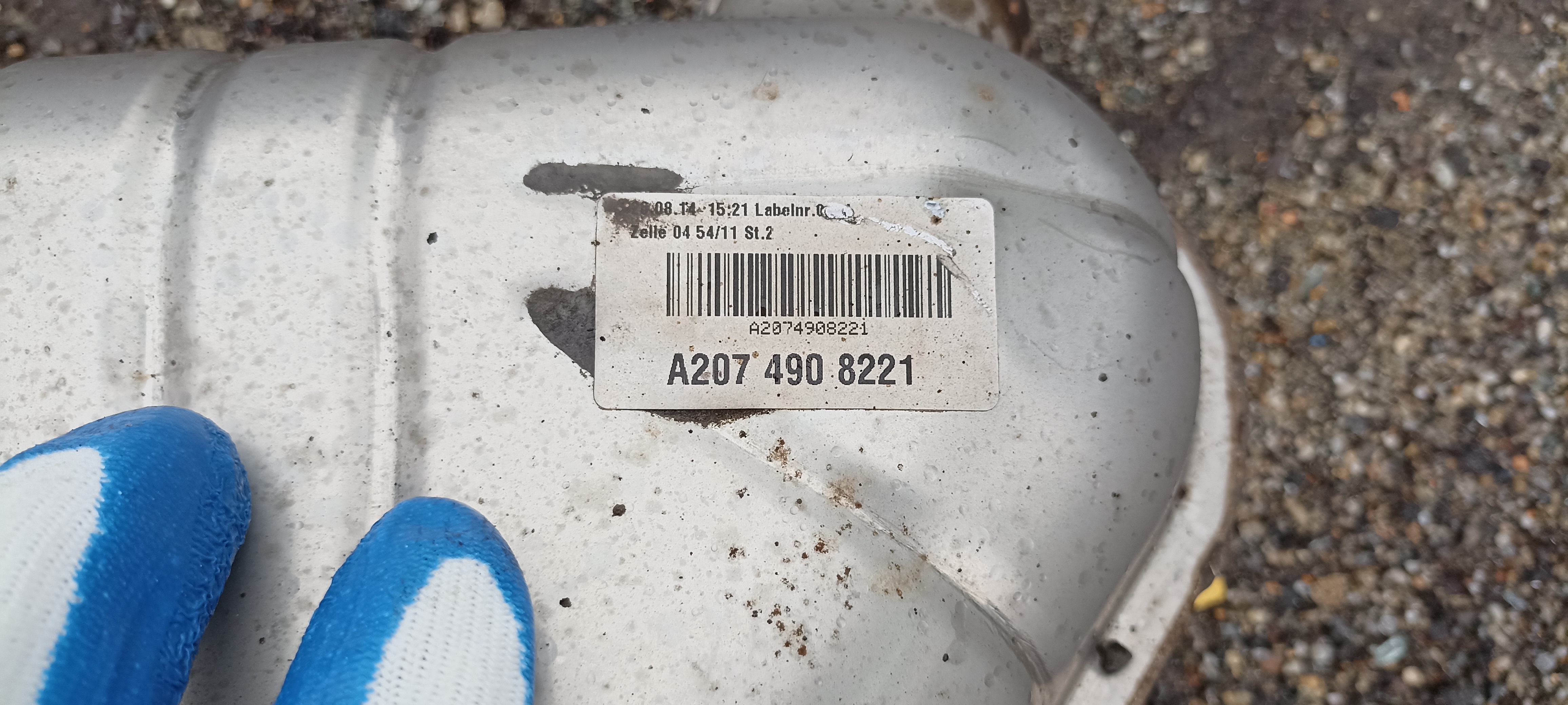 Evacuare completa Mercedes E350 blueTec, A2074908121, A2074908221