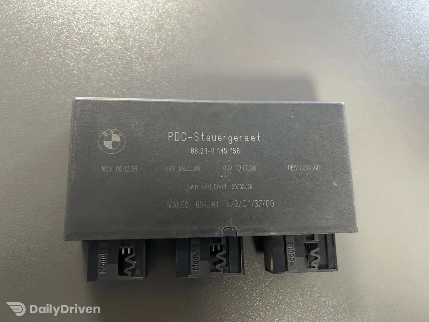 Modul PDC senzori parcare BMW Seria 7 E65 E66 E67, 9145158