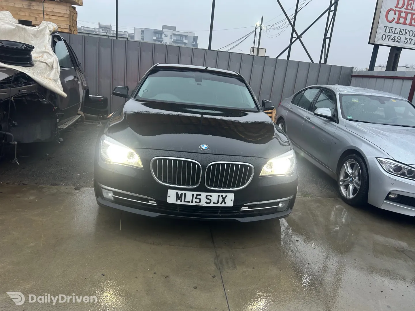 Fata completa BMW Seria 7 F01 F02 facelift, bot complet BMW Seria 7 F01 LCI