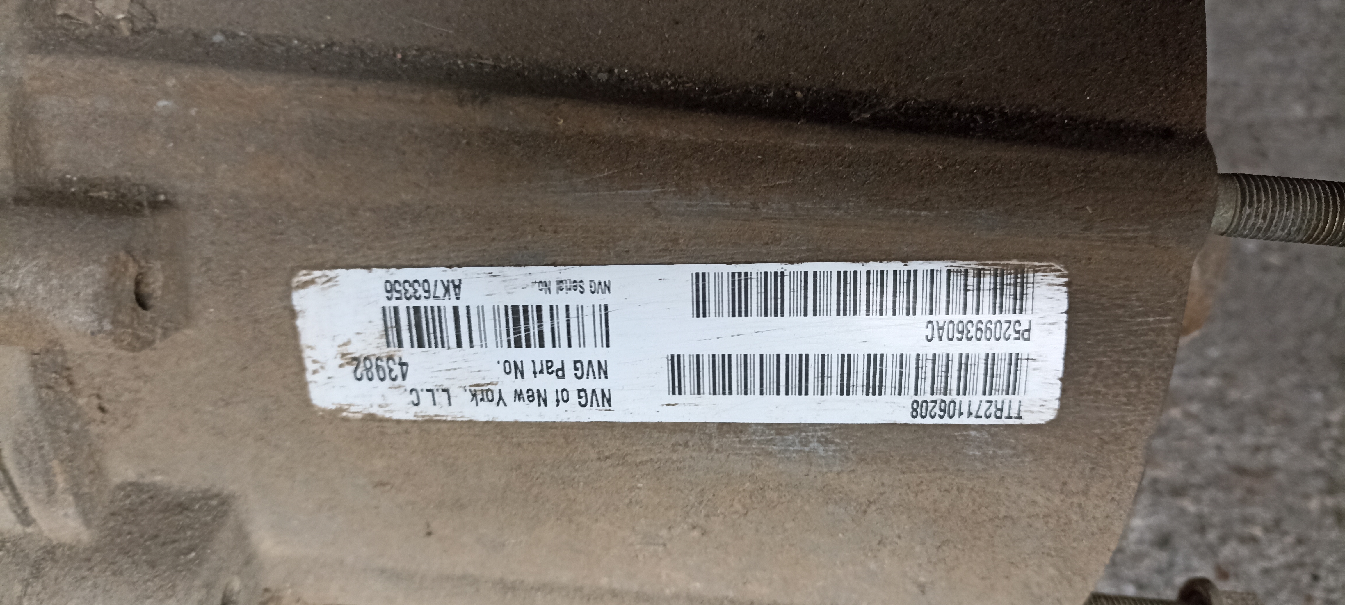 Cutie transfer Jeep Grand Cherokee 2.7crd, 4x4, P52099360AC