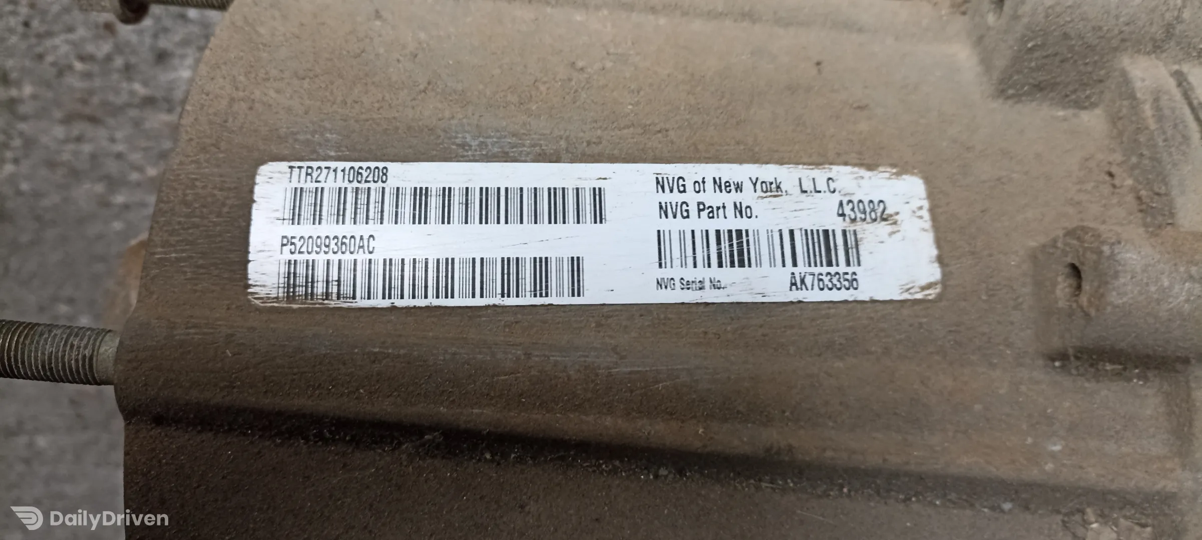 Cutie transfer Jeep Grand Cherokee 2.7crd, 4x4, P52099360AC