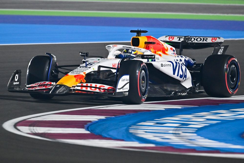 Isack Hadjar în acțiune cu Racing Bulls