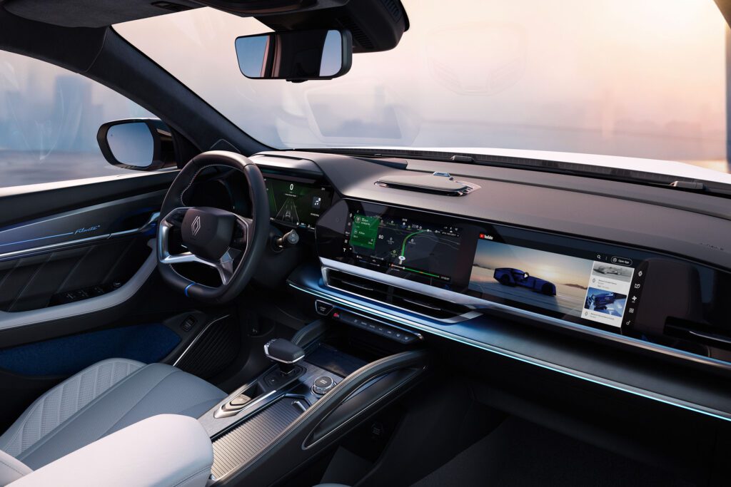 Interior modern al crossover-ului Filante