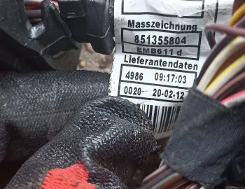 Instalatie electrica motor BMW X4 F26, 3.0 d N57 258cp, 756074903, 851355604, 851355504