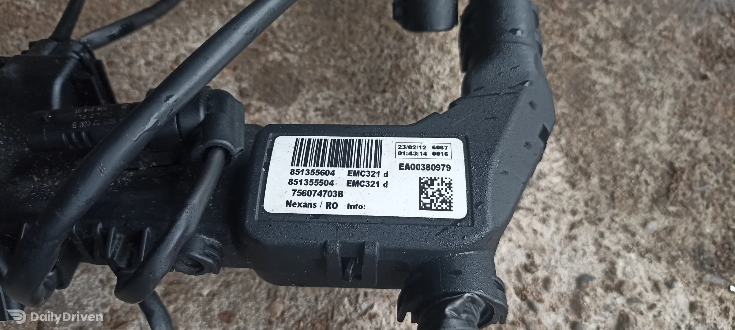 Instalatie electrica motor BMW X4 F26, 3.0 d N57 258cp, 756074903, 851355604, 851355504