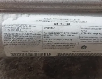 Airbag pasager Jeep Grand Cherokee, P55116438AA