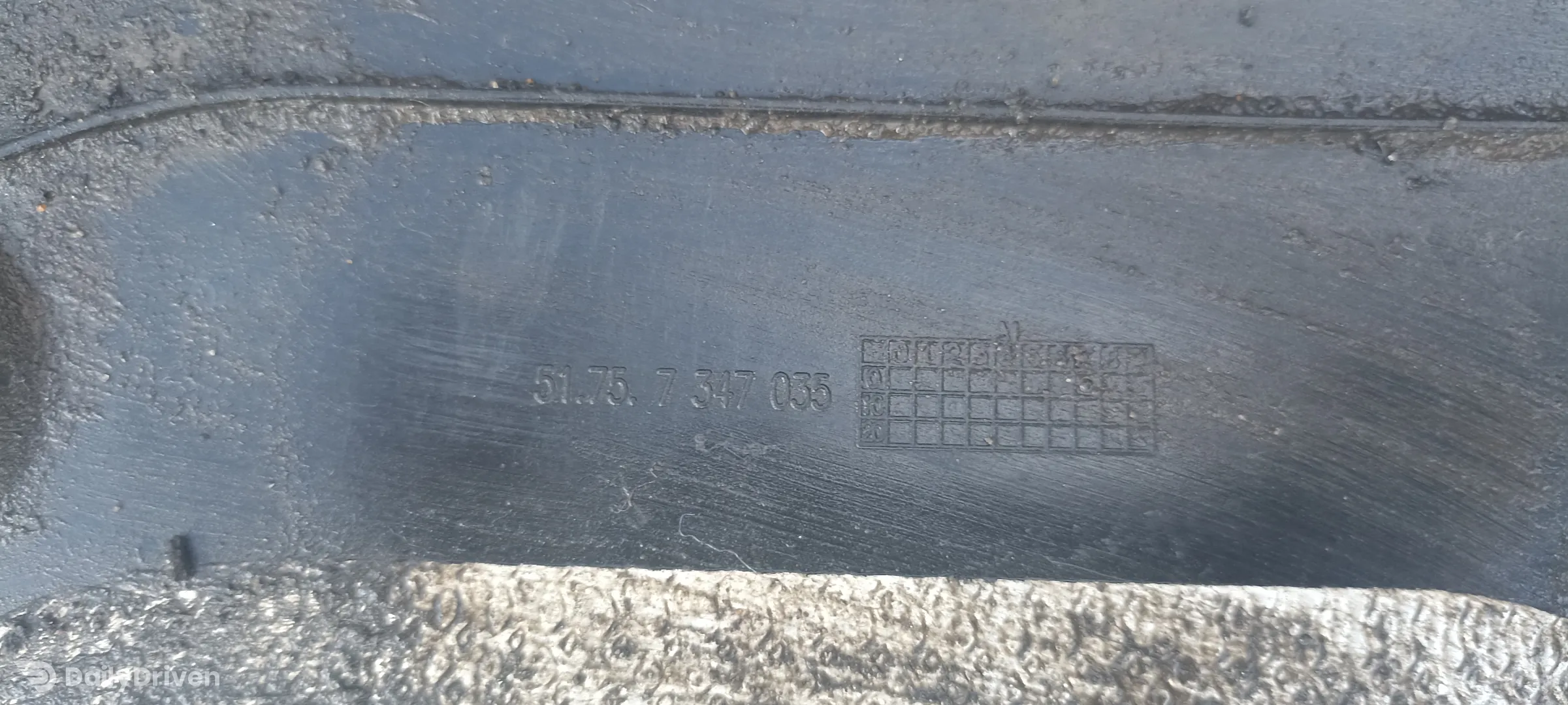 Scut difuzor bara spate BMW Seria 7 G11 G12, 7347035