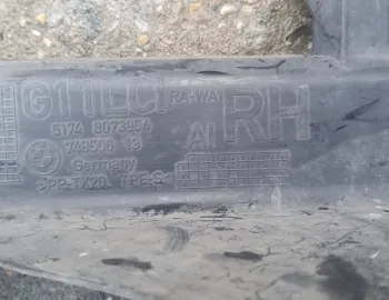 Conductă de aer radiator dreapta BMW Seria 7 G11 LCI G12 LCI, 5174 8073954