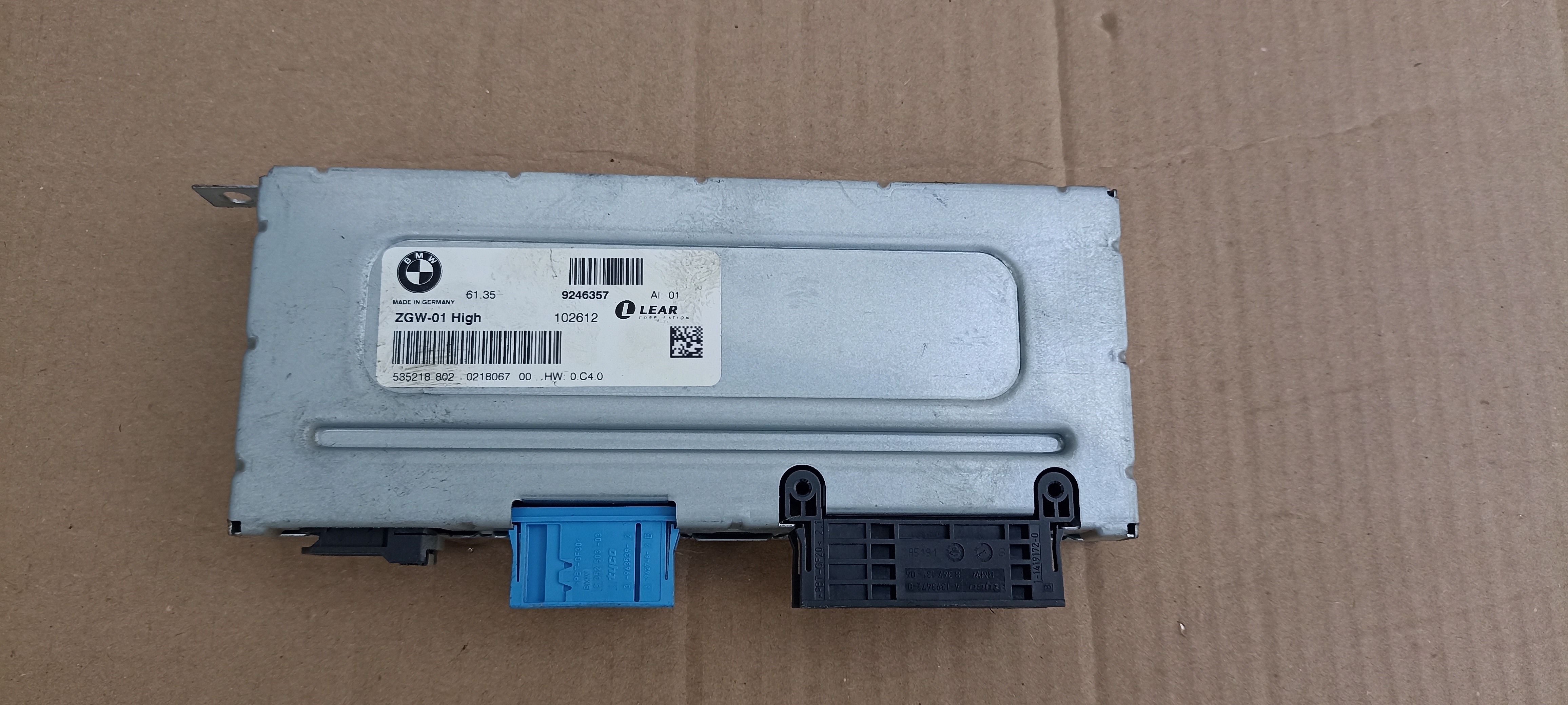 Modul gateway ZGW BMW Seria 5 F07GT F10 F11, 9246357