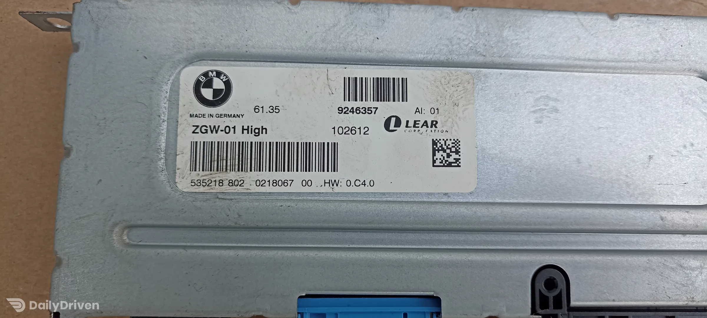 Modul gateway ZGW BMW Seria 5 F07GT F10 F11, 9246357