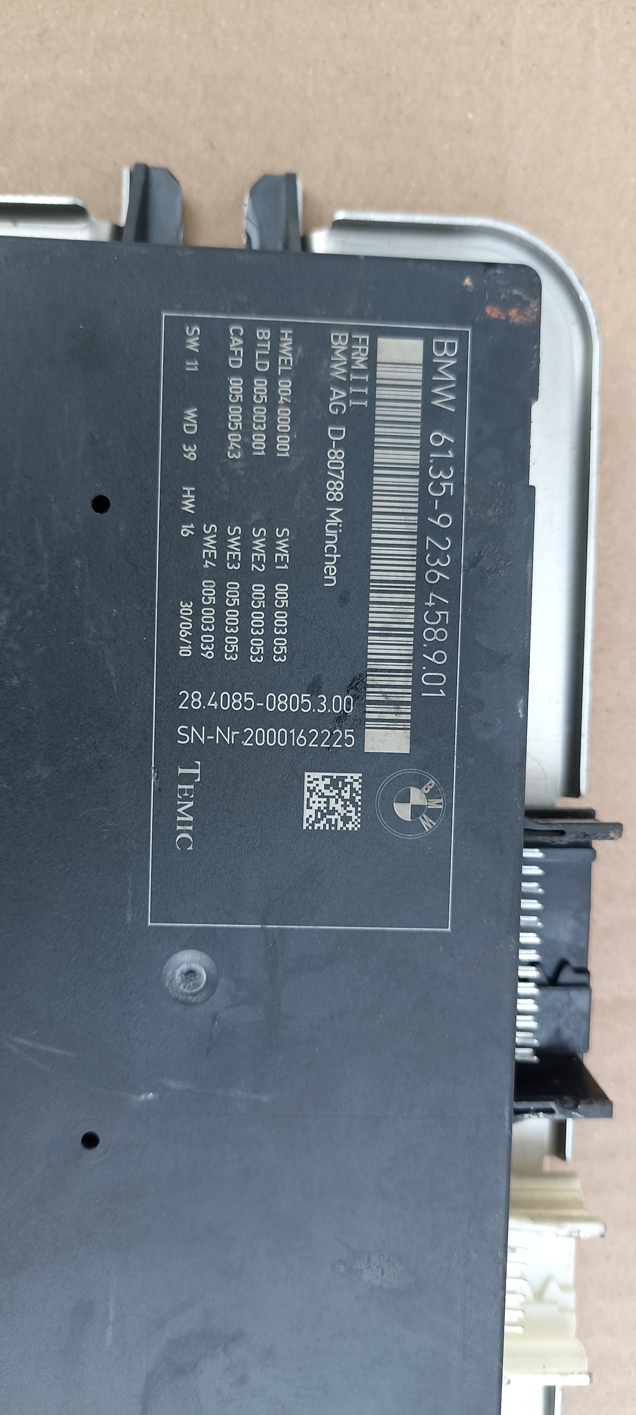 Modul FRM 3 BMW Seria 5 F07GT F10 F11, 9236458