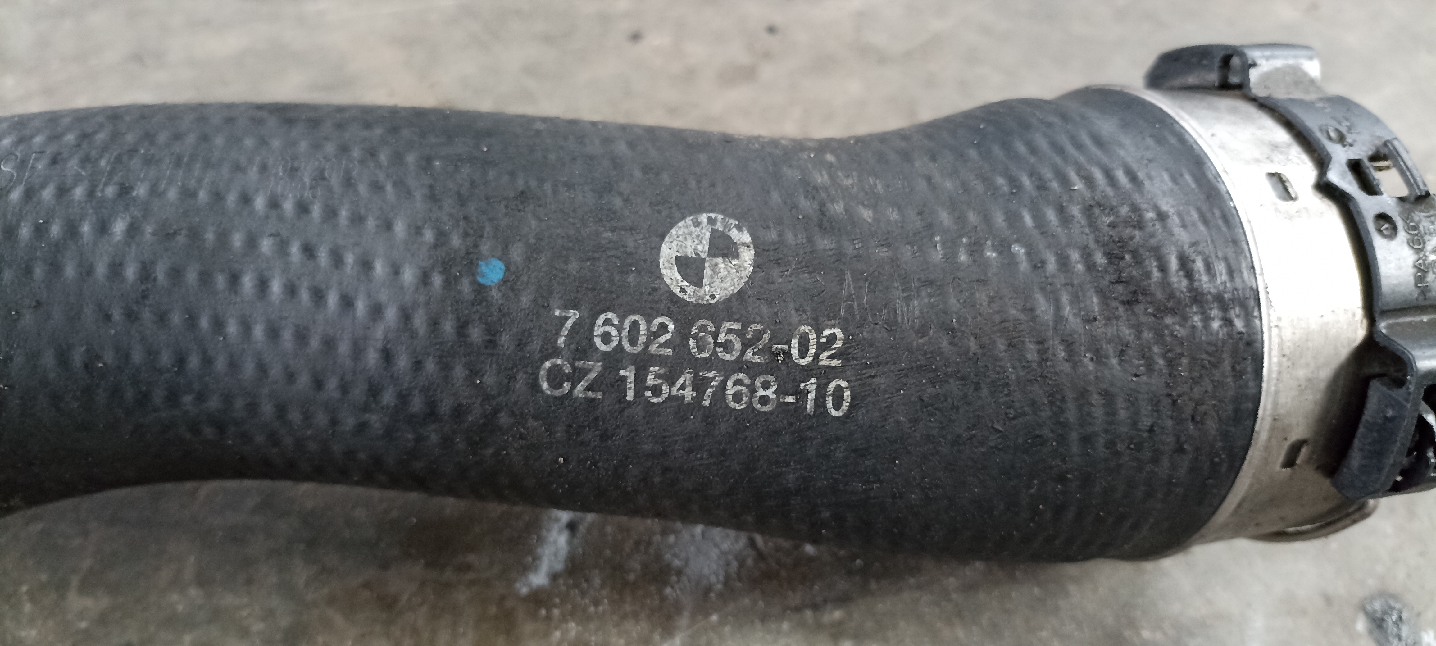 Furtun turbo intercooler BMW Seria 3 F30 F31 F34GT, N55, 7602652