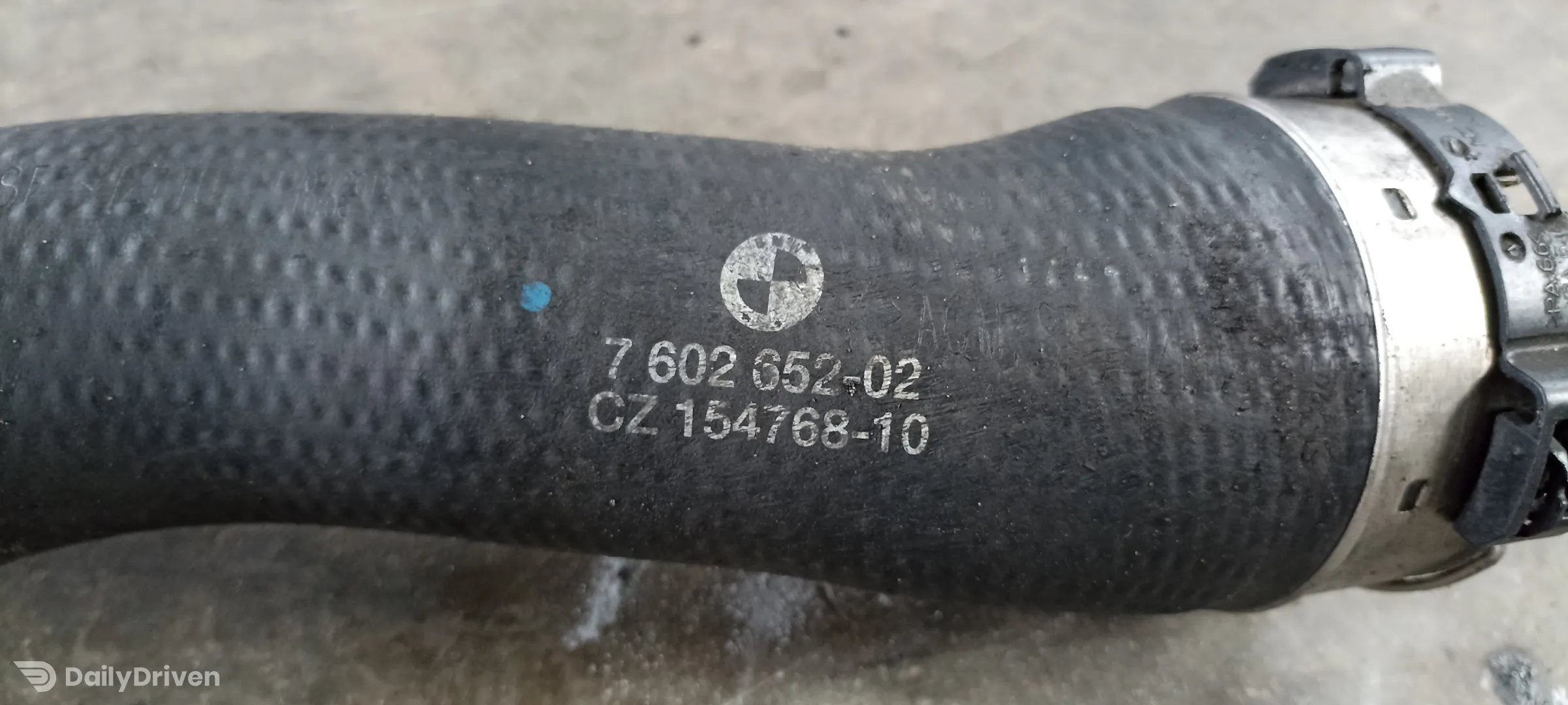 Furtun turbo intercooler BMW Seria 4 F32 F33 F36, N55, 7602652