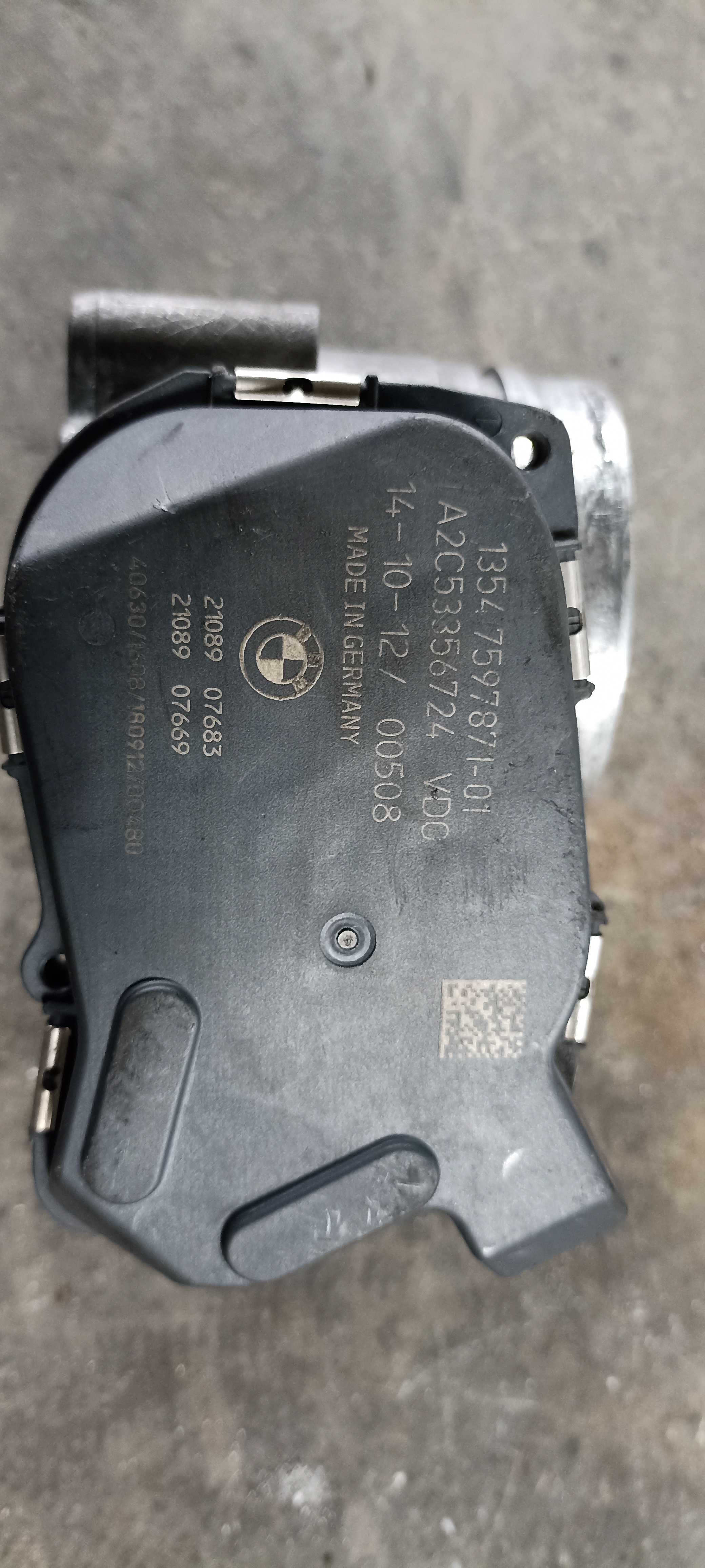 Clapeta acceleratie BMW Seria 5 F10 F11 F07GT, N55, 7597871