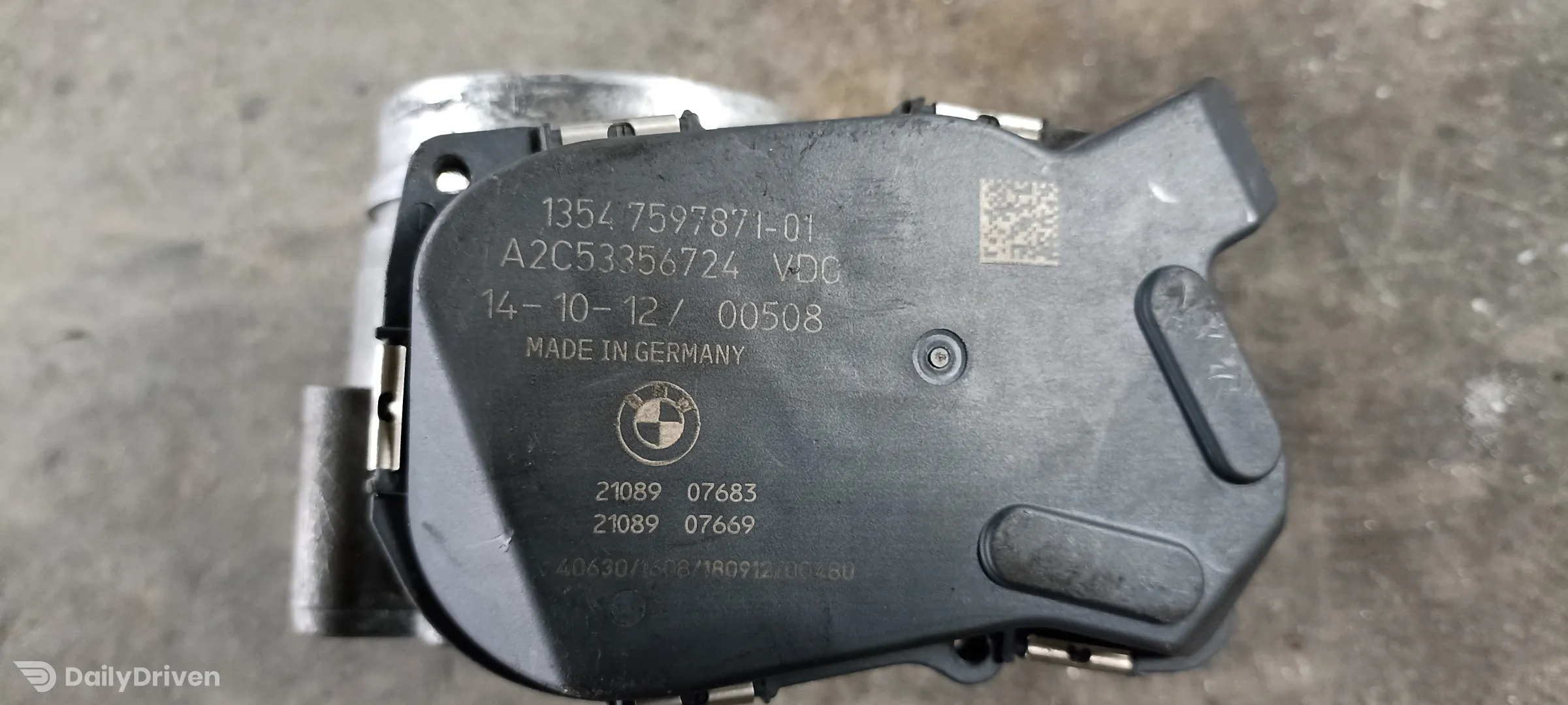 Clapeta acceleratie BMW Seria 6 F06 F12 F13, N55, 7597871