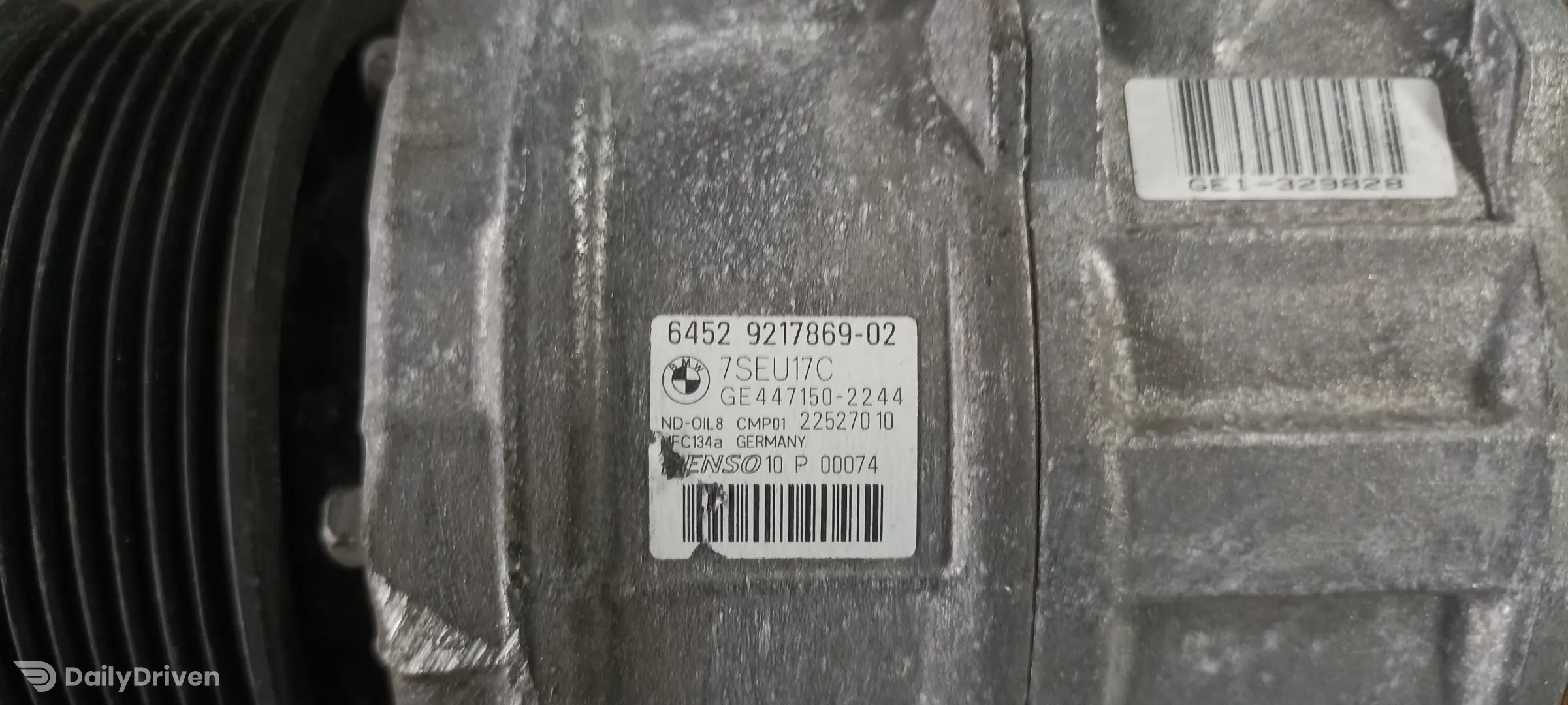 Compresor clima AC BMW X3 F25, N55, 6452 9217869, 7SEU17C