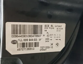 Far BMW X6 E71, faruri stanga dreapta BMW X6 E71, 7271359, 7271360